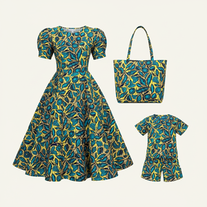 ZHAORUN Tissu africain imprimé garanti en coton ciré, 6 yards pour confection <span class=keywords><strong>de</strong></span> robes et vêtements - Product Image 2