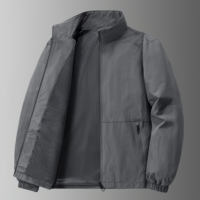 Veste Bomber Décontractée Homme Grande Taille à Col Montant pour l'Extérieur, Veste de Travail Hiver Personnalisée pour Homme – Vente en Gros Usine