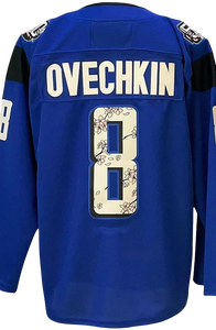 تصميم جديد بالجملة 8 ألكسندر أوفيتشكين 43 توم ويلسون أعلى مخيط لنا أمريكا هوكي الجليد جيرسي - Product Image 3