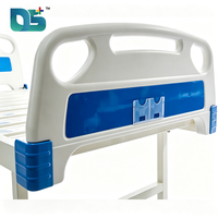 Lit médical manuel pour personnes âgées à prix abordable, avec cadre en métal et tête de lit en ABS, idéal pour cliniques et hôpitaux