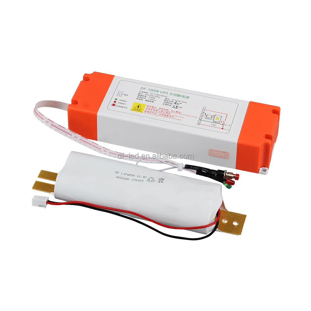 New Arrival LED Emergency Power Supply DF518H100AC is suitable for UFO High Bay Light 50-100W