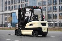 Chariot élévateur électrique Solreign 2,5 tonnes contrepoids, batterie lithium 48V/400Ah haute puissance, certifié CE ISO9001, modèle CPD, hauteur de levage