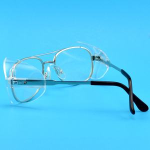 EN166耐衝撃性金属安全メガネ目の保護防曇目の保護ガラスサイドシールド付き - Product Image 3