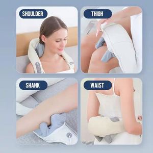 เครื่องนวดคอไร้สาย TAHATH ชิอัตสึ 4D นวดคลึงเนื้อเยื่อลึก พร้อมระบบทำความร้อน นวดไหล่แบบแฮนด์ฟรี - Product Image 5