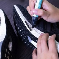 Marqueurs de réparation de chaussures blanches DIY à base d'acrylique, marqueur permanent de peinture de semelle intermédiaire personnalisé de qualité supérieure pour chaussures de sport