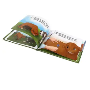 Professional children's book printing factory customized hardcover storybook educational publishing and printing services