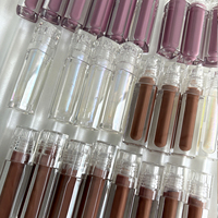 Gloss à lèvres en vrac sans logo, végétalien, waterproof, haute pigmentation, haute brillance, longue tenue pour le maquillage quotidien
