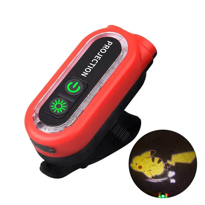 Bicycle Cartoon Projection Light Outdoor Riding Waterproof LED Mountain Bike Lights