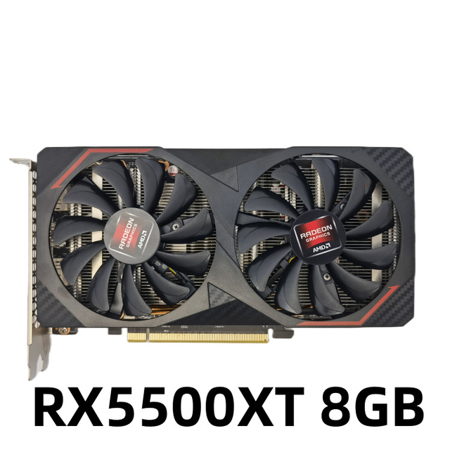 AMD RX5500XT 8G Desktop Graphics Card High-Definition Gaming for PUBG