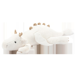 Piccolo Drago Bianco, Cuscino in Morbido Cotone PP, Bambola da Letto per Abbracciare, Regalo di Compleanno per Bambini 4-6 Anni - Product Image 6