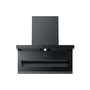 เครื่องดูดควันแบบติดเพดาน Midea รุ่น 28m พร้อมแผ่นกรองอากาศและตัวกรองแบบ Baffle  ตัวเครื่องทำจากกระจกนิรภัย - Product Image 1