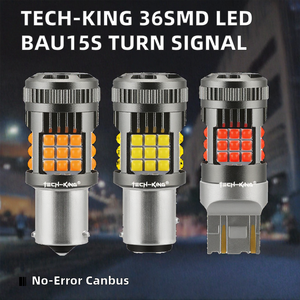 XTX BAU15S T20 3030 36SMD 12V <b>Red</b> <b>LED</b> Car Bulbs Turn Signal <b>Lights</b> Canbus No Error - Product Image 2