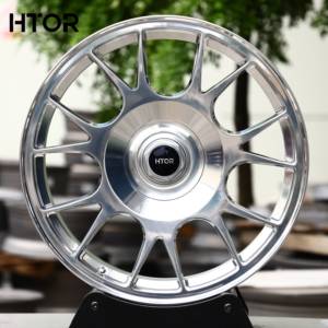 Jantes forgées HTOR 18 19 20 pouces 5x112 pour voiture, finition polie miroir, compatibles avec Golf R GTI S3 RS3 A3 A4 CLA35 CLA45 M135i M235i - Product Image 1