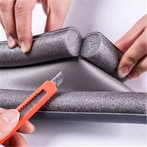 I-0224 Door Draft Guard Stopper Sound Proof Reduce Noise Door Bottom Sealing Weather <b>Strip</b> Decorative Modern Design <b>Plastic</b> - Product Image 4