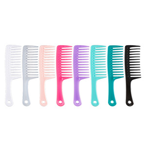 <b>Wide</b> Tooth <b>Comb</b> Large Size Plastic Hair Styling Tool For Home Use - Product Image 2