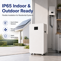 Système de batterie de stockage d'énergie domestique solaire hybride LiFePO4 16kWh 51.2V 314Ah CAN IEC62619 IEC63056 CE IP65 sur pied 8000+