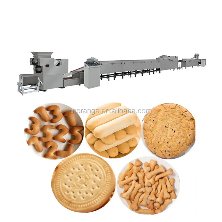 Máquinas de produção de biscoitos, pequenas escala, equipamentos de padaria 100 kg/h, enchimento de cookies, máquina preenchida de linha de produção de biscoitos