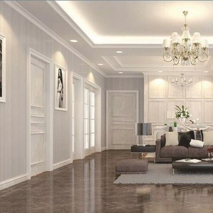 <span class=keywords><strong>Pannello</strong></span> Murale SPC Forato 400*8mm, Rivestimento Decorativo Moderno per Interni, Ignifugo, Impermeabile, Insonorizzato, con Giunzione a V per Casa e Hotel - Product Image 2