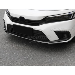 Kit carrosserie pour Honda Civic 11e génération 2021-2024, séparateur de pare-chocs avant Honda Civic, style carbone, diffuseur, accessoires de voiture - Product Image 4