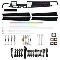 Pour Audi A8 D4 2011 2012 2013 2014 2015 2016 2017 2018 Remplacement du kit d'éclairage ambiant d'origine Fourniture d'usine