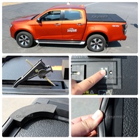 Couvercle de Tonneau Ranger en aluminium à trois volets pour Hilux Vigo Revo Dmax Ford F-150 Tundra électrique pour Tacoma NP300