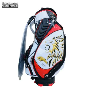 Factory Direct Price New Design PU Waterproof Custom Golf Staff Bags