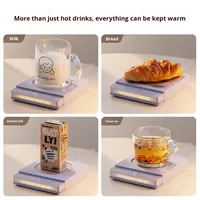 55 degrés température constante réglable USB chauffage caboteur maison plaque chauffante contrôle tactile Intelligent automatique chauffe-tasse