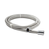 Flexible et durable avec insert et écrou en laiton, flexible de douche à main en acier inoxydable