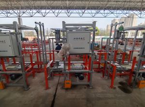 Dispositif de Remplissage de Cylindres pour <span class=keywords><strong>Butane</strong></span> et Propane Ligne de Production de Remplissage <span class=keywords><strong>GPL</strong></span> Entièrement Automatisée de Type Chaîne - Product Image 3