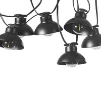 Pour UL E12 G40 120V LED guirlande lumineuse à incandescence 11FT 10LT 12*12*12 "manteau de lampe de fil de fer extérieur avec fil Palace 20AWG XTW