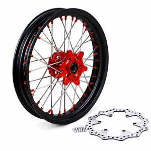 Juego de Ruedas de Motocicleta Supermoto de 17 Pulgadas para Modelos Yamaha YZ125 YZ250 YZ250F YZ450F WR250F WR450F, Kit de Actualización 2001-<span class=keywords><strong>2016</strong></span> - Product Image 1