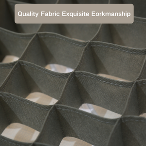 24 Compartment Fabric <strong>Storage</strong> <strong>Box</strong> Collapsible Closet Organizer <strong>Drawer</strong> for Handkerchief Sock Tie Wardrobe Organization - Product Image 4