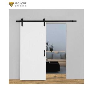 Kit de porte coulissante en bois massif imperméable de style rustique et moderne pour une utilisation intérieure dans la <span class=keywords><strong>cuisine</strong></span>, le garde-manger, la salle de bain, le salon - Product Image 2