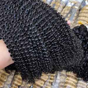Extensions de <span class=keywords><strong>cheveux</strong></span> au crochet bouclés crépus pré-bouclés en <span class=keywords><strong>cheveux</strong></span> humains vierges 100 % naturels non traités de couleur naturelle du Cambodge <span class=keywords><strong>pour</strong></span> <span class=keywords><strong>tissage</strong></span> de <span class=keywords><strong>cheveux</strong></span> - Product Image 4