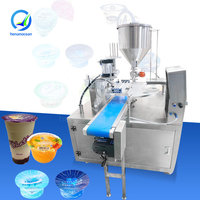 Machine de remplissage et de scellage de café en dosettes OCEAN Kcup, machine à sceller les pots de yaourt, petite machine de remplissage et de scellage de tasses à miel avec cuillère