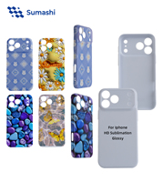 Coque de téléphone 3D HD par sublimation, fine et brillante, imprimée pour iPhone 17 16 15 14 13 Pro Max, supports vierges sublimables en gros