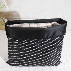 Bolsa de satén grande con cordón, impresa digitalmente, para ropa, cabello, compras, zapatos, sombreros, almacenamiento, bolsa guardapolvo de satén de seda negra, personalizada, ¡Gran oferta! - Product Image 4