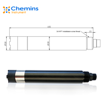 Sonde de capteur d'oxygène dissous à fluorescence industrielle RS-485 Modbus-RTU pour la surveillance de la qualité de l'eau, logo OEM personnalisé