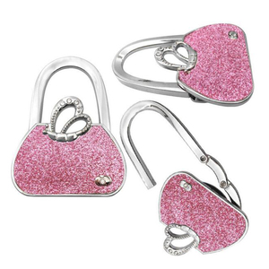 Fashion Zinc Alloy <strong>Handbag</strong> Hanger Folding Bag Purse <strong>Table</strong> <strong>Hook</strong> - Product Image 4