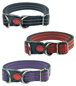 Gran oferta, cinta reflectante personalizada, cinta de nailon, tela de costura, POM, hebilla liberada, <span class=keywords><strong>Collar</strong></span> de perro ajustable para accesorios para mascotas - Product Image 2