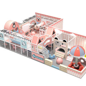 High-Quality <b>Indoor</b> <b>Playground</b> Naughty Castle with Wall-Bar Wooden Stall Fitness Entertainment - Product Image 4