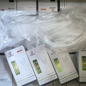 Hualong เข็มฝังเข็มแบบใช้แล้วทิ้ง, 500ชิ้นเข็มฝังเข็มสเตนเลสด้ามจับ500จากัวร์ - Product Image 6