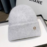Chapeau en tricot jacquard pour femme, doublé de polaire, épais, résistant au froid, polyvalent, adapté aux grandes tailles de tête, nouvelle collection hiver