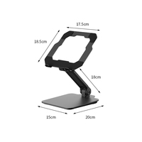 Nouveau support pliable en alliage d'aluminium pour tablette PC, support de jeu pour ordinateur portable, support de refroidissement creux pour iPad