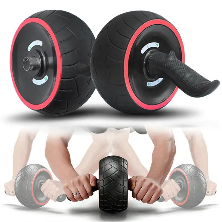 Home gym workout Muscle Exercise Fitness Training Abdominal Abs Wheel Roller