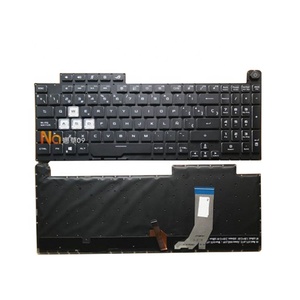 Teclado de ordenador portátil con retroiluminación negra G731 para <span class=keywords><strong>Asus</strong></span> ROG Strix G17 G731 <span class=keywords><strong>G731GU</strong></span> G731GW 0KN1-912BG11 0KNR0-661LBG00 US Notebook Keyboard - Product Image 1