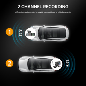 <span class=keywords><strong>Cam</strong></span>éra de voiture à double objectif avec Wi-Fi et navigation GPS <span class=keywords><strong>Cam</strong></span>éra de tableau de bord 4k Full HD à vision nocturne avant et arrière - Product Image 5