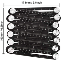 Règle de mesure d'angle durable pour constructeurs/artisans/charpentiers Règle pliante industrielle multi-angles personnalisable OEM