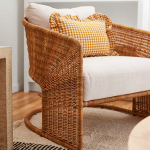 <span class=keywords><strong>Fauteuil</strong></span> de salon design Mid-Century Modern en rotin chromé pour hôtel, café, spa <span class=keywords><strong>médical</strong></span>, intérieur/extérieur, pour la réception - Product Image 5