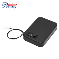 Tragbarer schwarzer digitaler Autos afe Reset Mechanischer digitaler Heims afe Kombination schloss pistole Safe